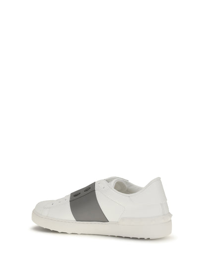 Valentino Garavani Open Sneakers - White/Dark Steel
