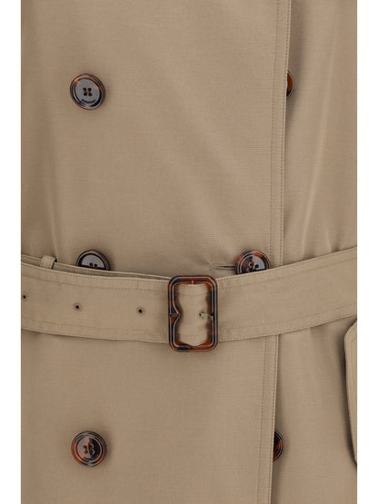 BURBERRY Double-breasted belted Trench