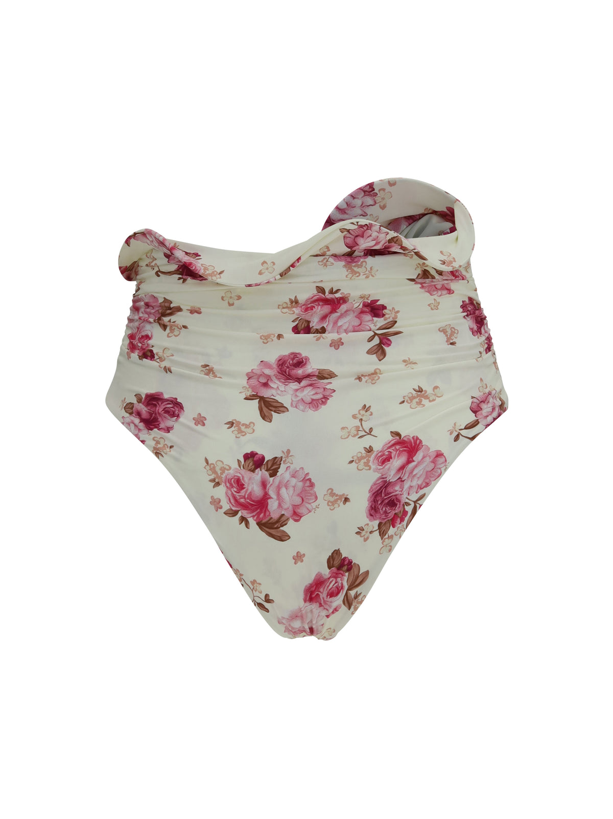 Magda Butrym Shaping floral-print Bikini Bottom - Cream