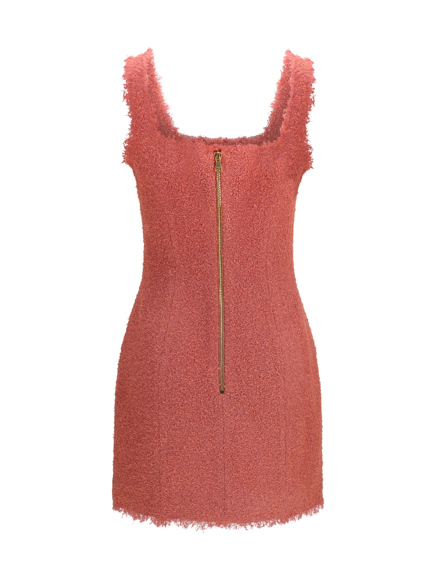 BALMAIN Short tweed Dress with two pockets
