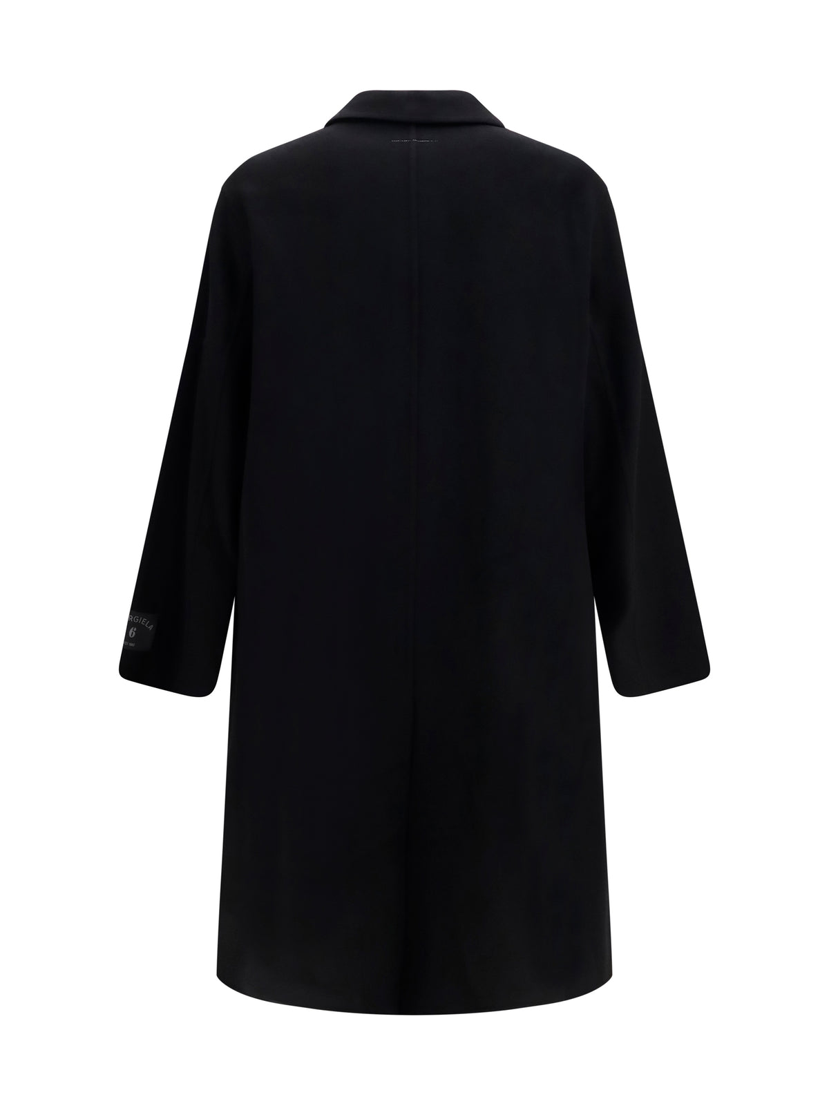 MM6 Maison Margiela Double-face wool Coat - Black
