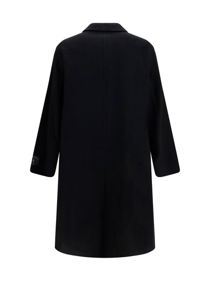MM6 Maison Margiela Double-face wool Coat - Black