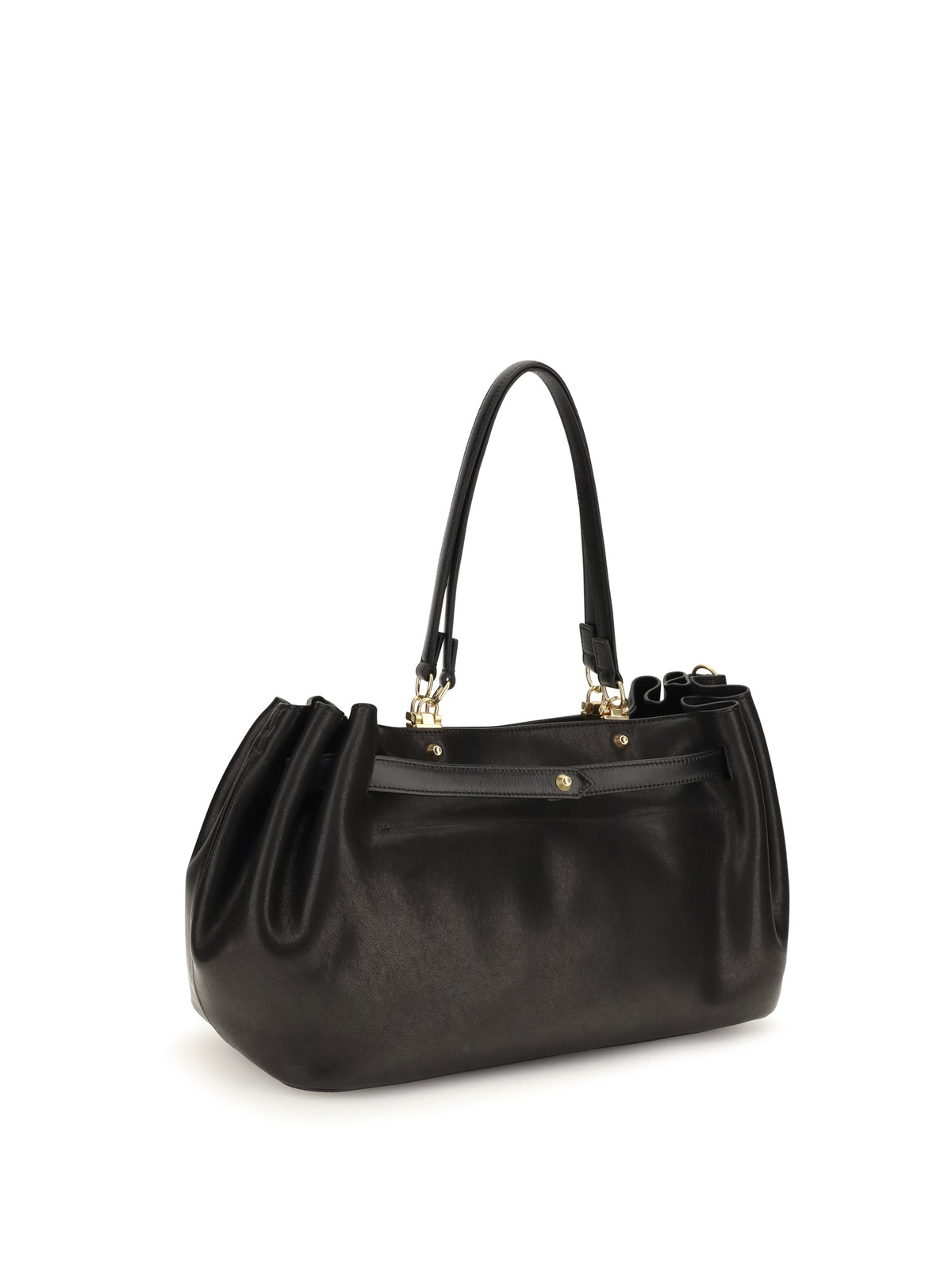 Balenciaga Medium Bel Air Tote Shoulder Bag - Black