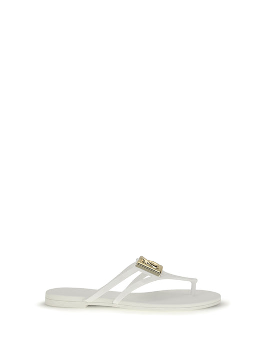 DOLCE & GABBANA Logo rubber Sandals