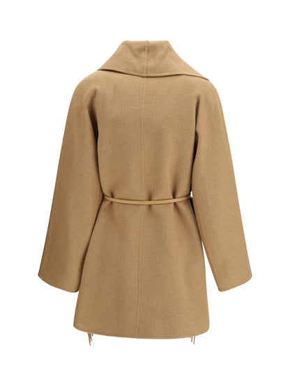 MAX MARA Camel cardigan Coat