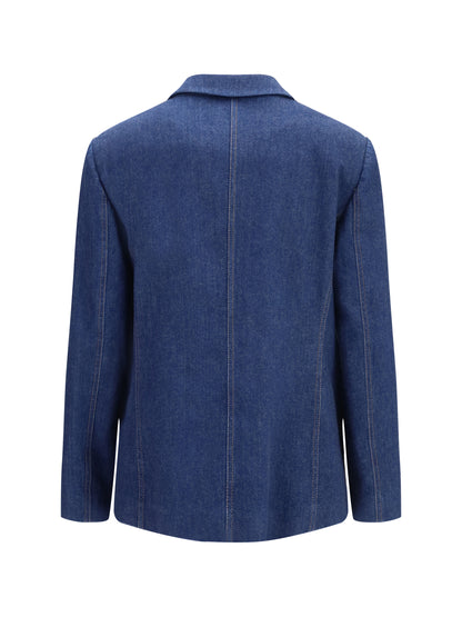 GIORGIO ARMANI Single-breasted denim Jacket