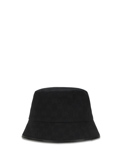 Gucci GG cotton canvas Bucket Hat - Black/Black
