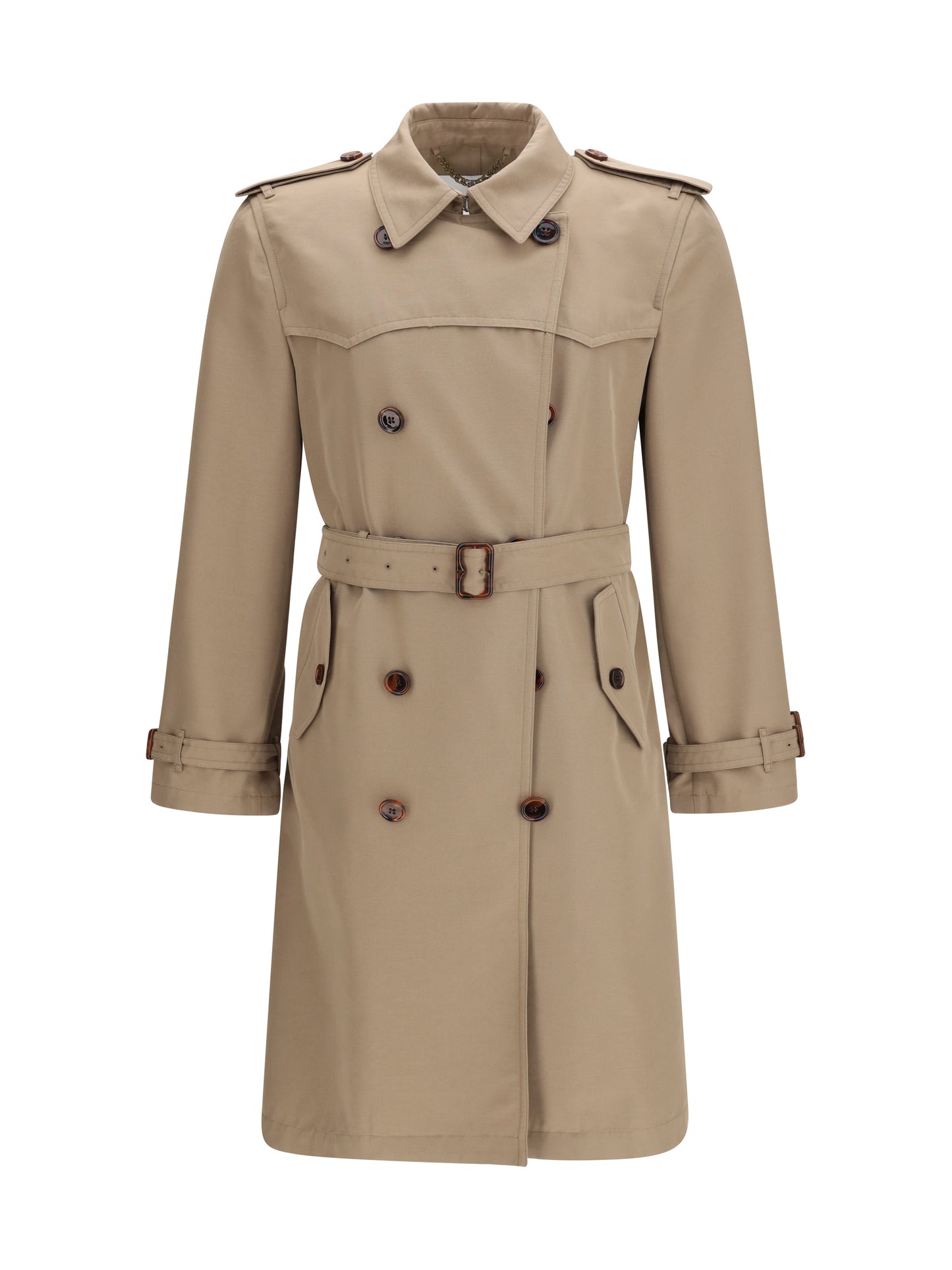 BURBERRY Double-breasted belted Trench