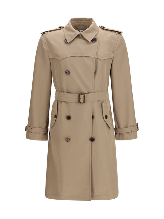 BURBERRY Double-breasted belted Trench