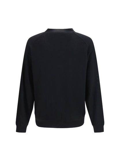 Lemaire Merino wool blend Cardigan - Black