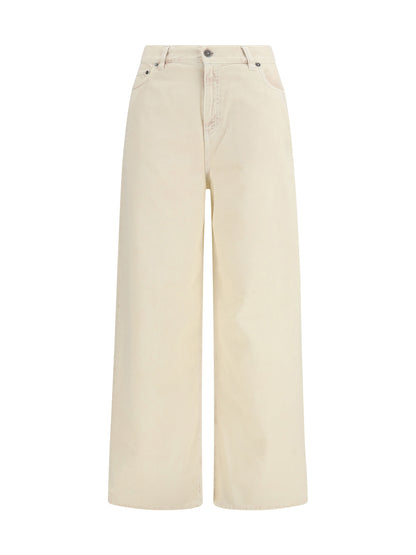 GOLDEN GOOSE Wide-leg cotton denim Jeans