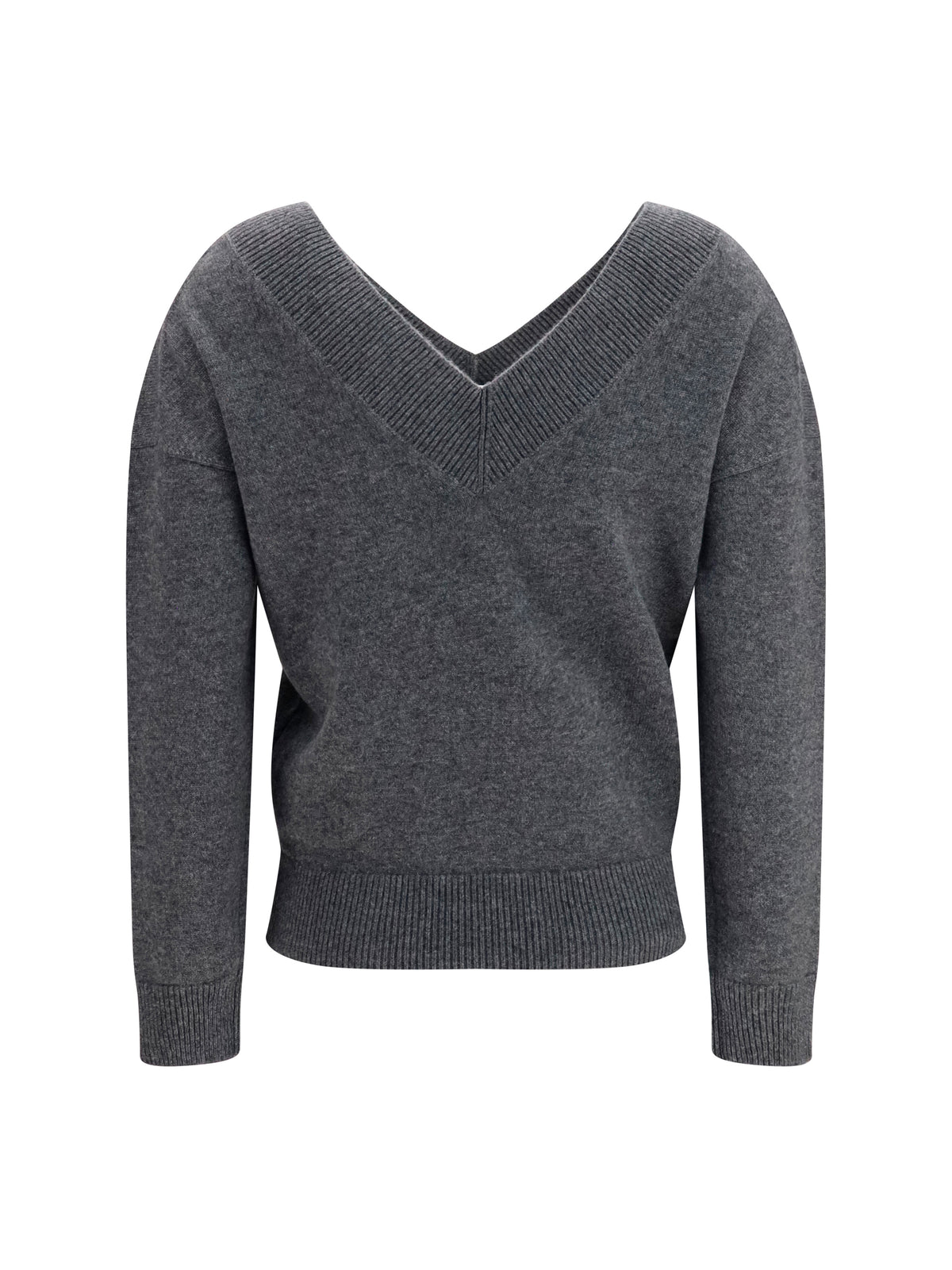 Tom Ford V-Neck Sweater - Light Charcoal
