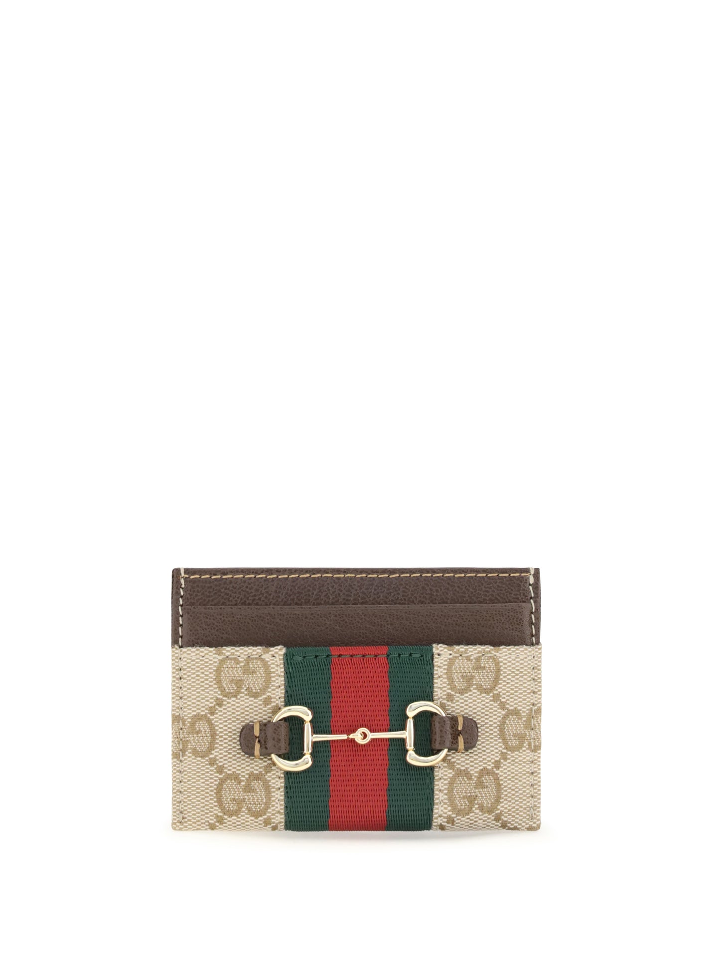 GUCCI Web Horsebit Card Holder