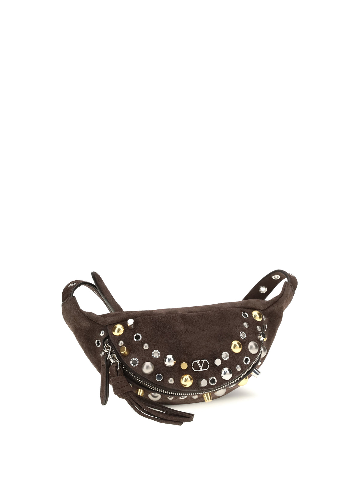Valentino Garavani Nellcôte suede Fanny Pack - Testa Di Moro