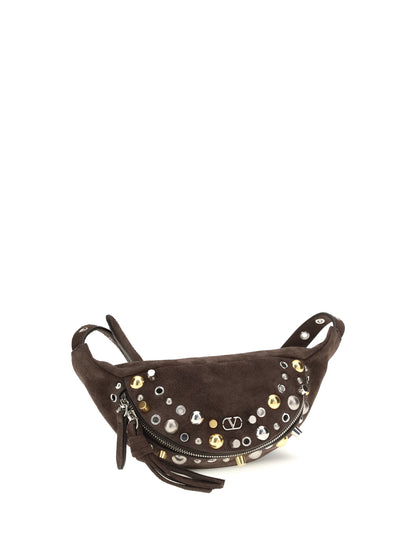 Valentino Garavani Nellcôte suede Fanny Pack - Testa Di Moro
