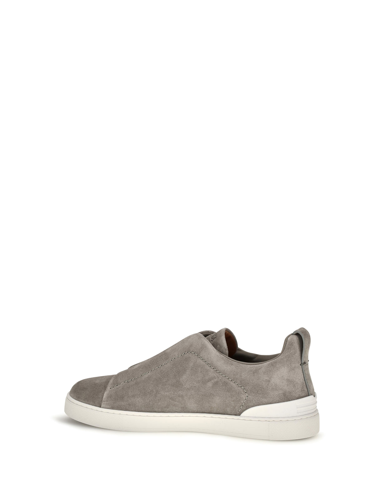 Zegna Triple Stitch suede Sneakers - E2