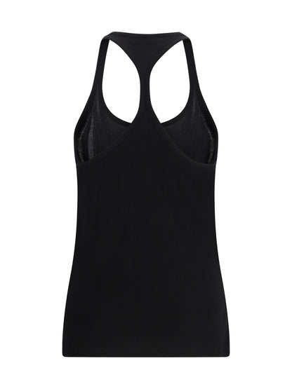 TOM FORD Silk-blend ribbed jersey Tank Top
