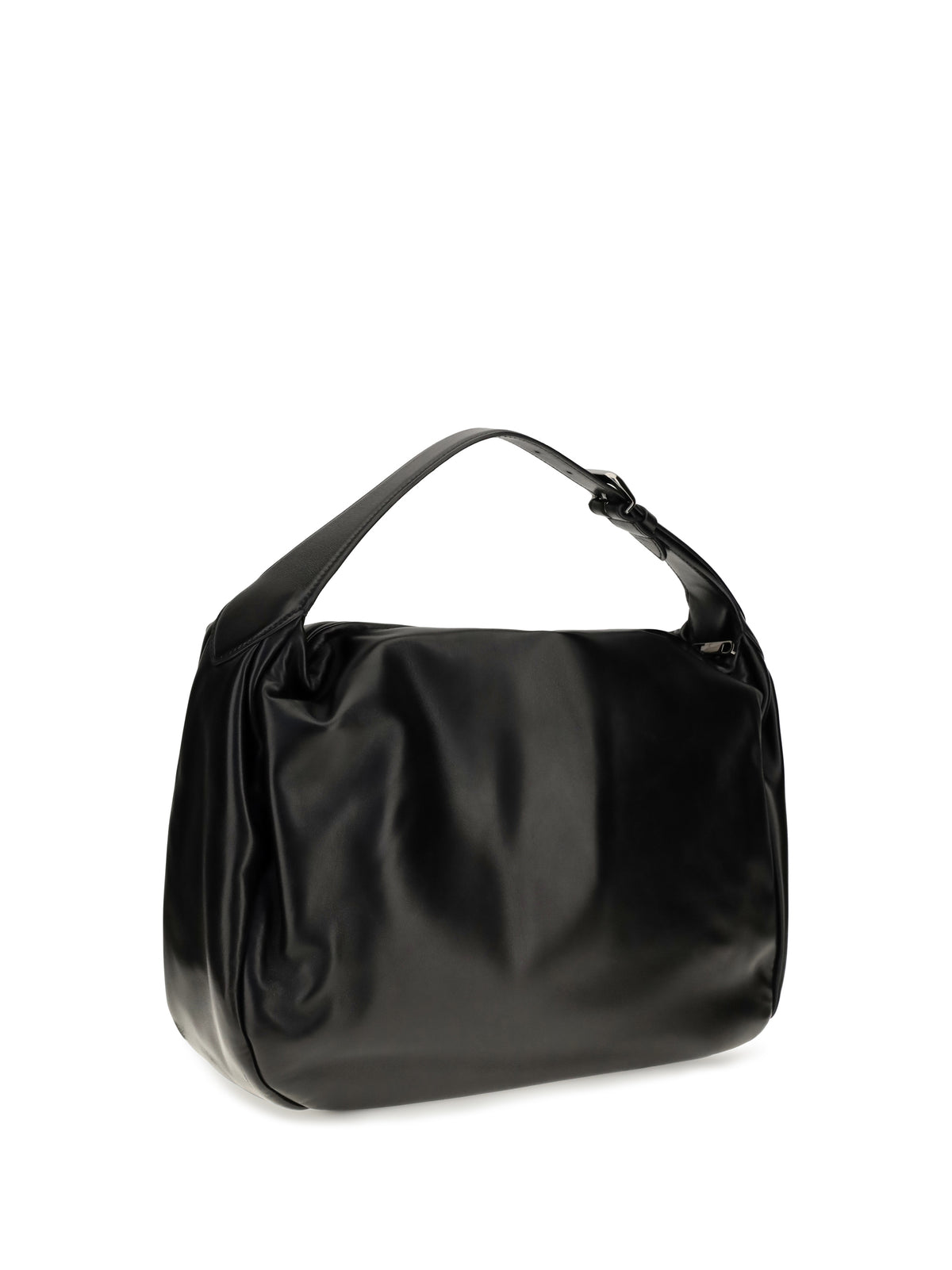Brunello Cucinelli Boule nappa leather Shoulder Bag - Black