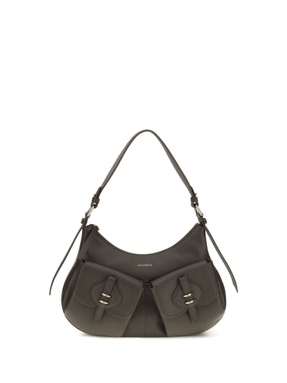 Coccinelle Small Boheme Shoulder Bag - Mud