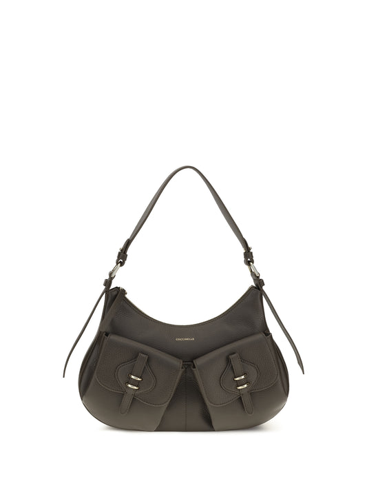 Coccinelle Small Boheme Shoulder Bag - Mud