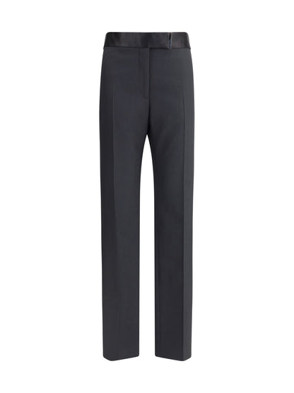 Tom Ford Woll and silk Pants - Black