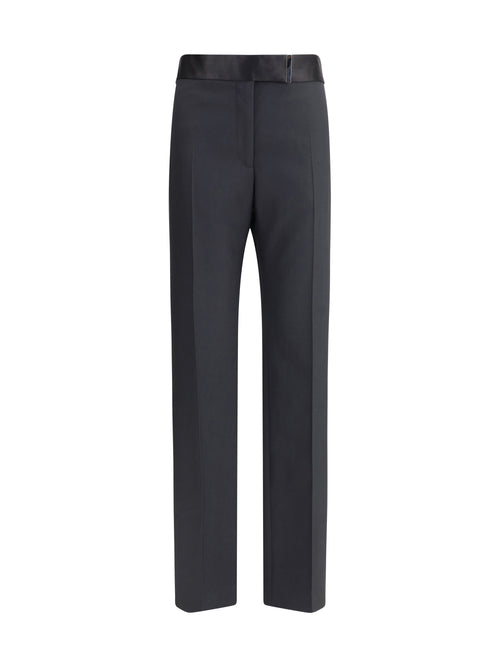 Tom Ford Woll and silk Pants - Black