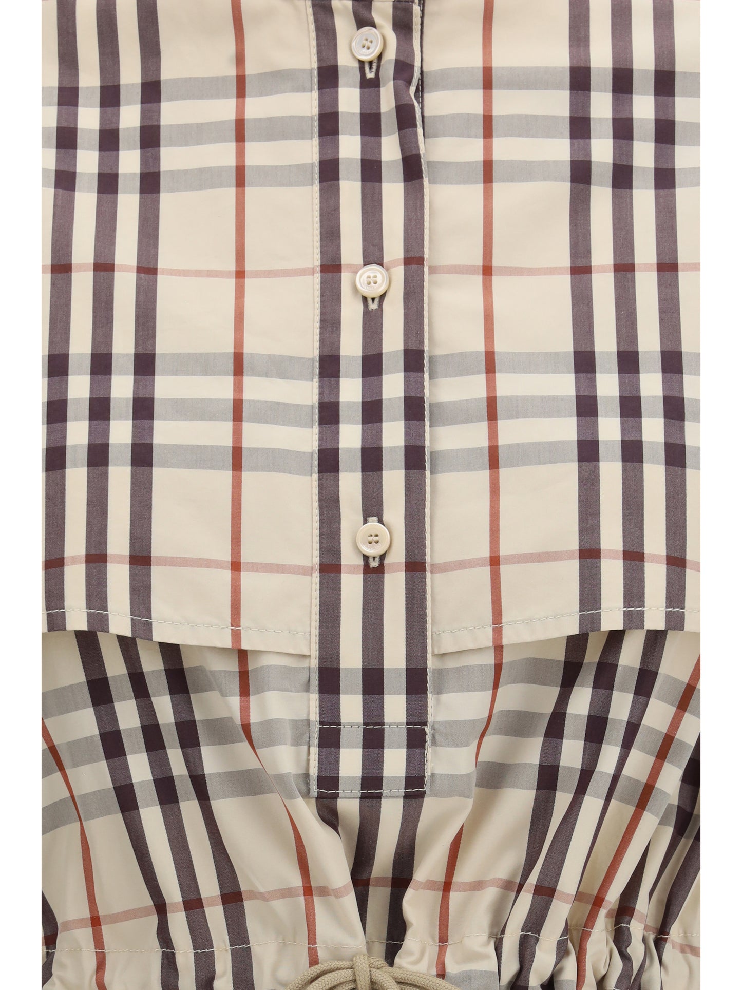 BURBERRY Cotton Check Dress