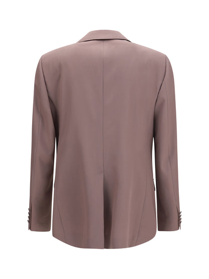 DOLCE & GABBANA Single-breasted wool poplin Jacket