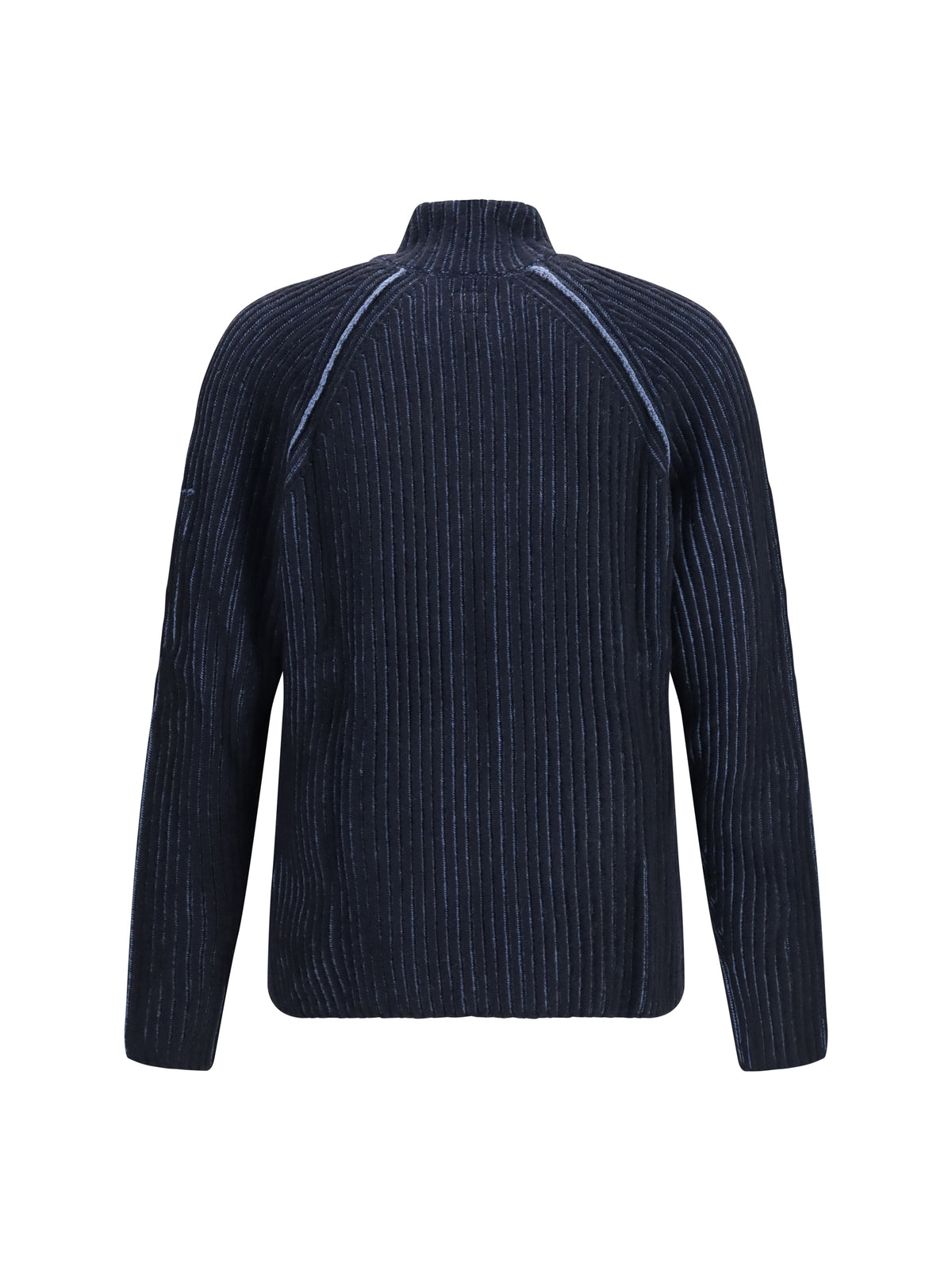 C.P. Company Ribbed wool-blend Cardigan - Orion Blue