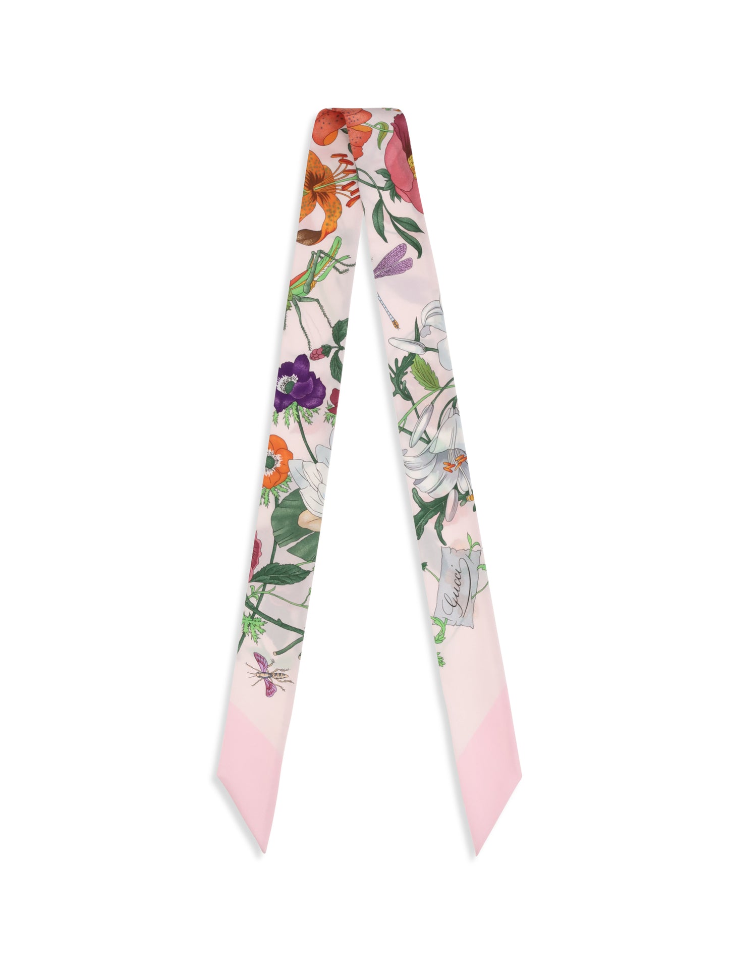 GUCCI Printed silk Twill Scarf