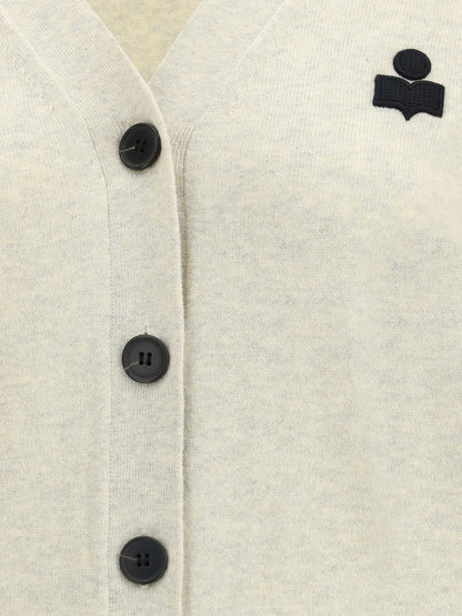 Marant Étoile Karina Cardigan - Light Grey