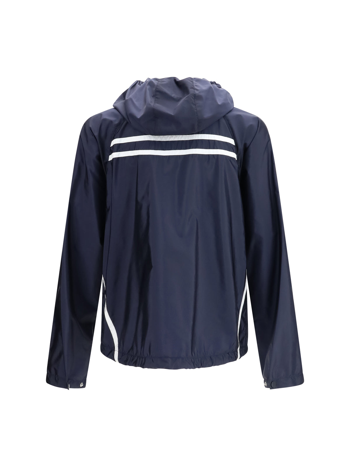 Prada Oversize Re-Nylon Jacket - Blu+Bianco