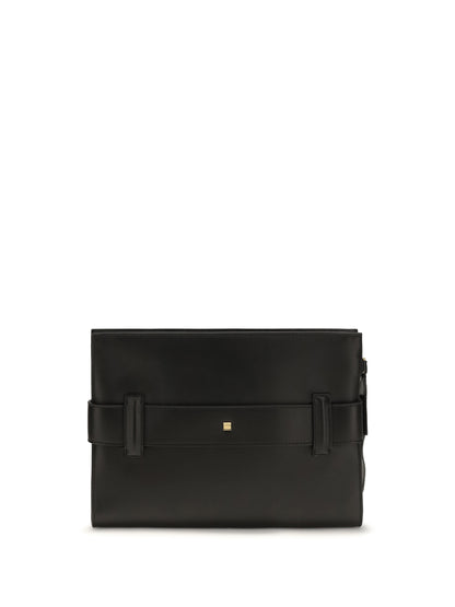 BALMAIN Anthem leather Clutch