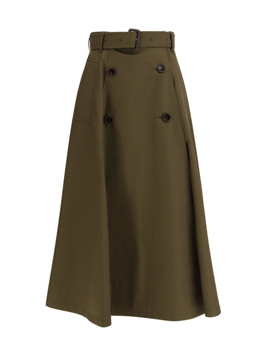 BURBERRY Trench midi Skirt