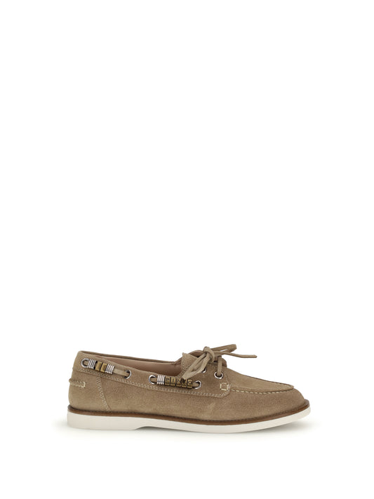 PINKO Suede Grace Loafers