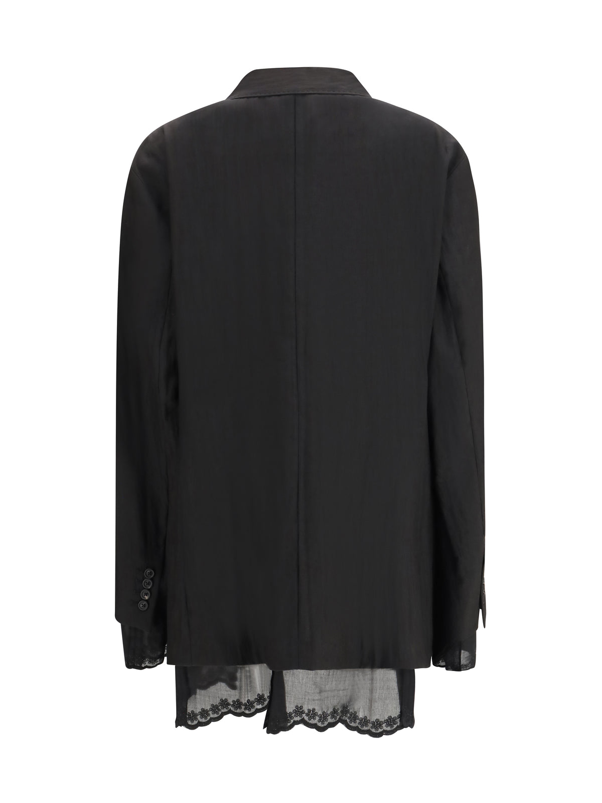 Our Legacy Reversible drip single breasted Blazer - Soot Black