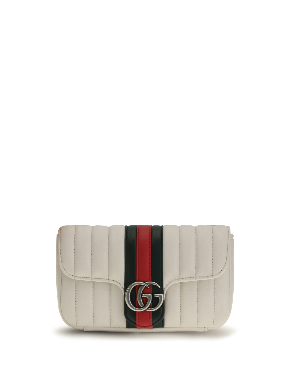Gucci Small Jetset GG Marmont Shoulder Bag - Marm.Wh/Gree/Cl.R