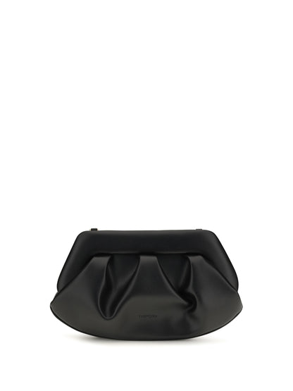 Themoirè Emera Bios Vegan leather Clutch - Jet Black
