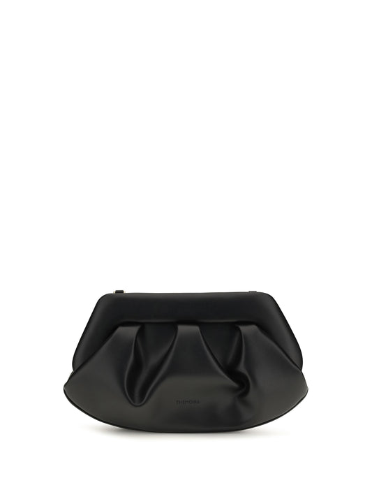 Themoirè Emera Bios Vegan leather Clutch - Jet Black