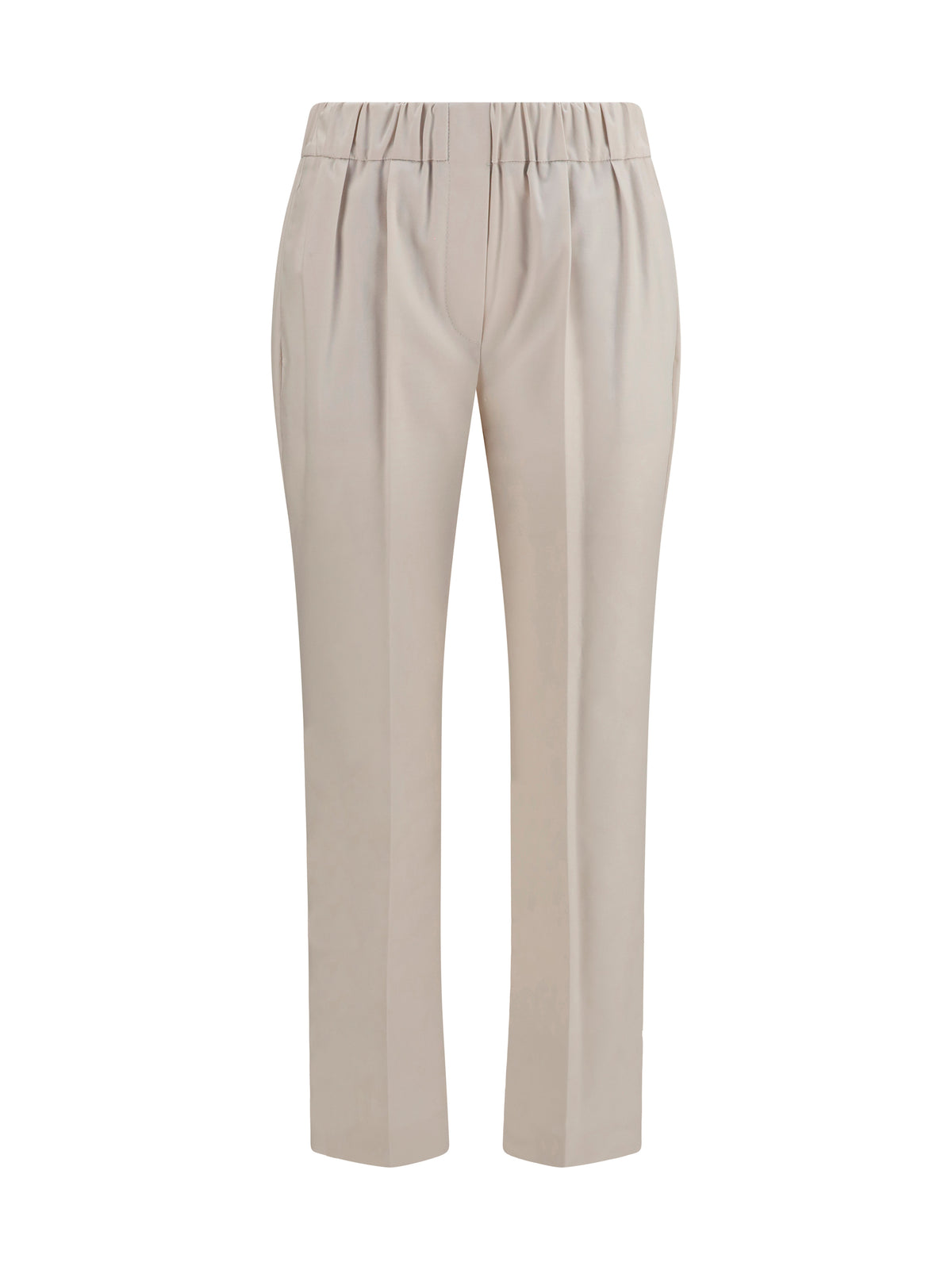 Brunello Cucinelli Cotton Pants - Oat Grain