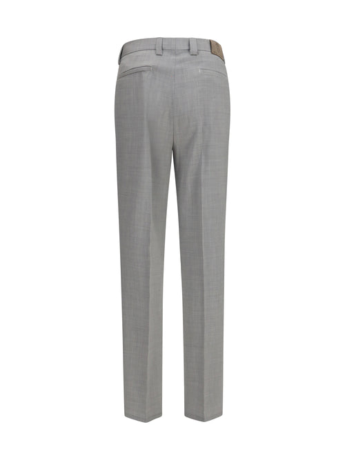 Brunello Cucinelli Dynamic wool Pants - Pearl
