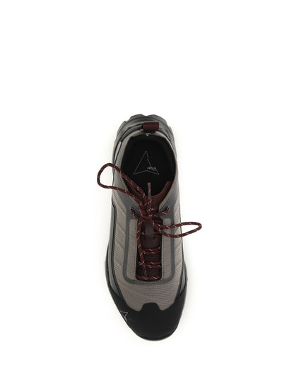 Roa Katharina Light Sneakers - Taupe/Burgundy
