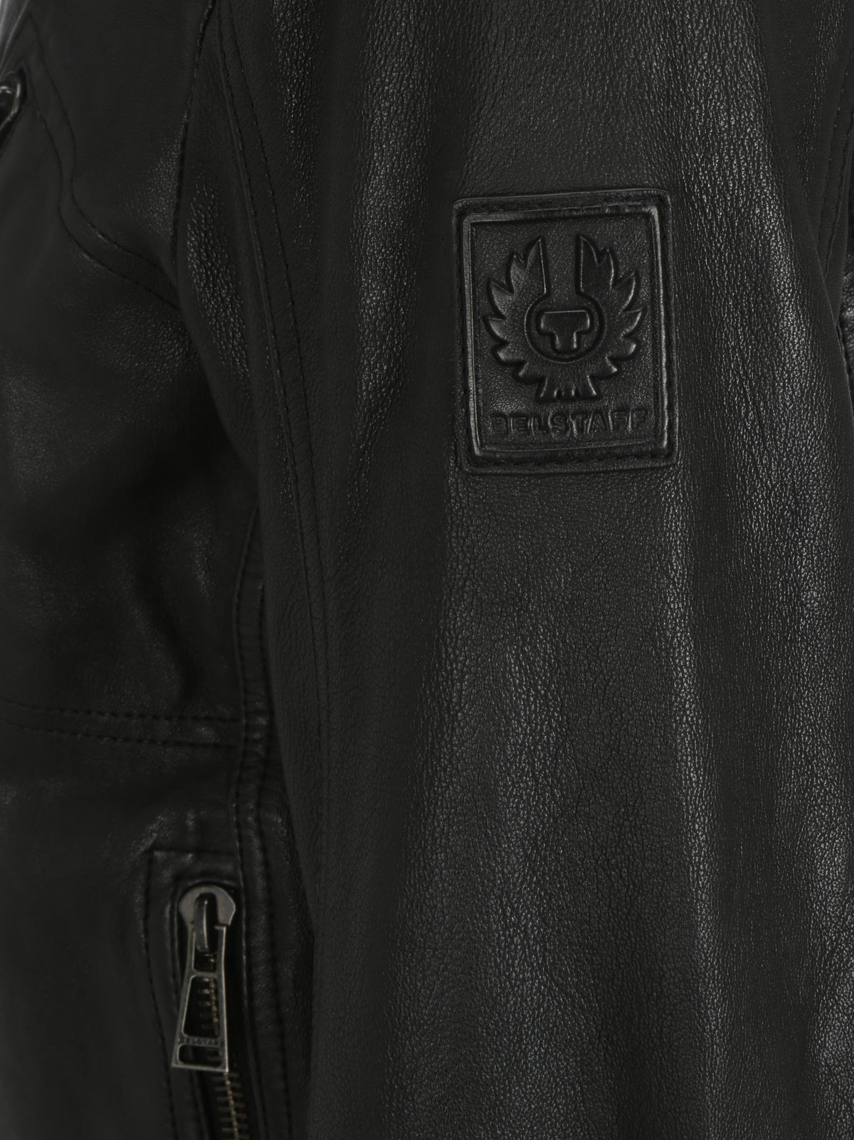 Belstaff Lambskin V Racer Jacket - Black