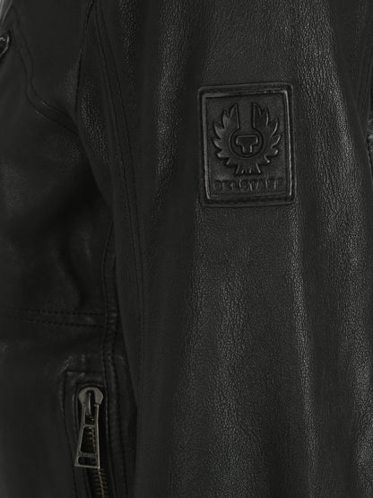 Belstaff Lambskin V Racer Jacket - Black
