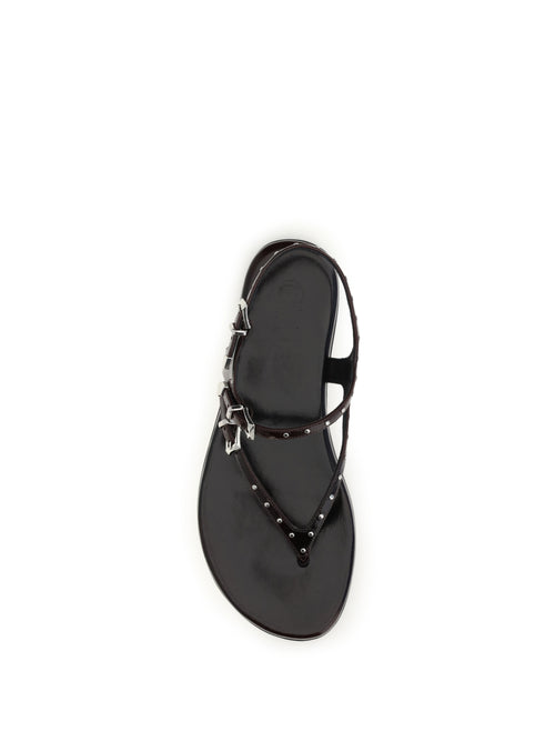Chloé Susanna Sandals - Dark Ruby