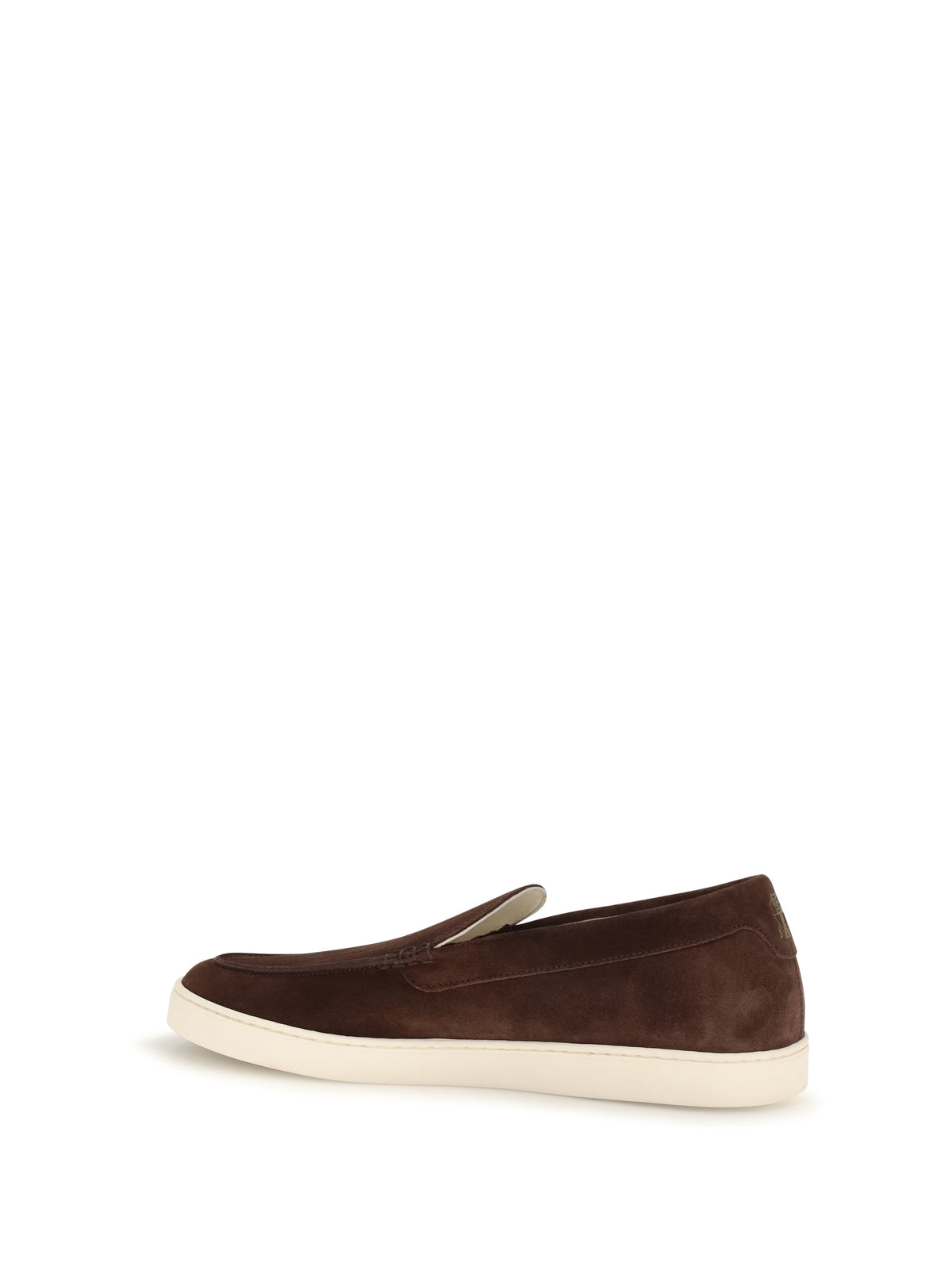 Brunello Cucinelli Suede Loafers - Burgundy