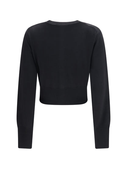 Vivienne Westwood Bea cropped wool Cardigan - Black