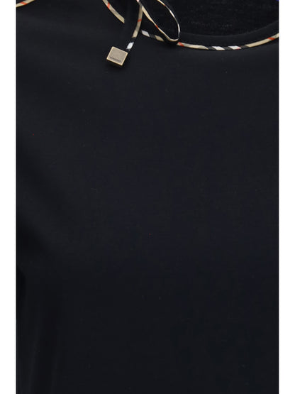 Burberry T-shirt with cut-out detail - Black