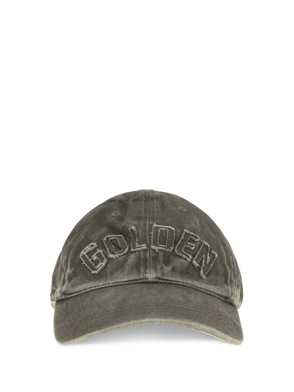 Golden Goose Journey Baseball Cap - Dark Kalamata