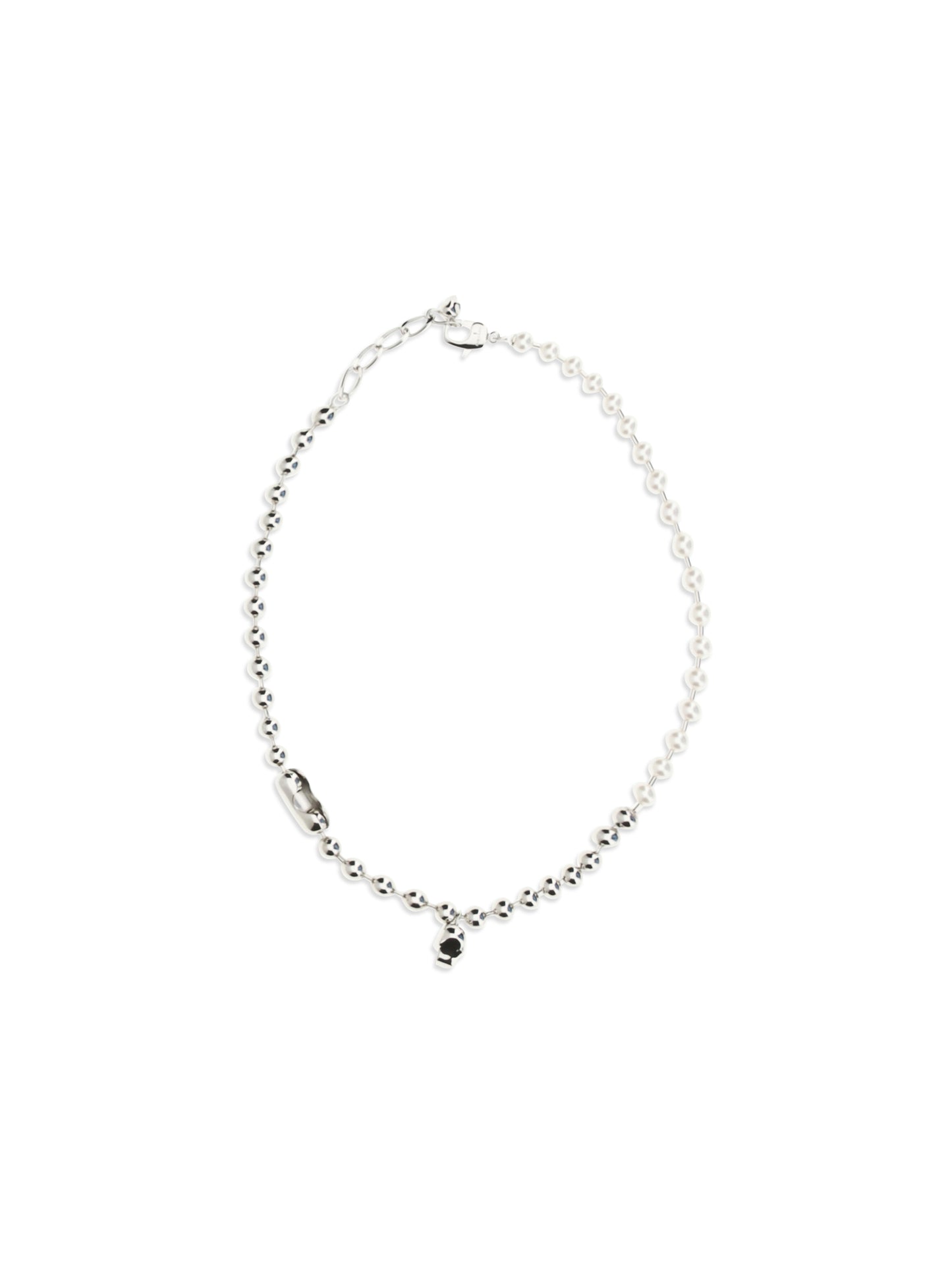 ALEXANDER McQUEEN Pearl skull Necklace